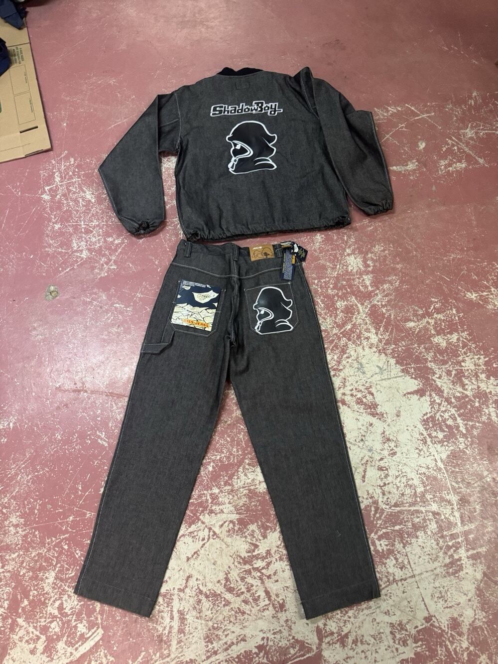 Nwt Vintage Y2K Diss Shadow Boy Denim Set Xxl Rap Hip Hop Streetwear OG Youth